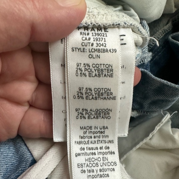 FRAME Le Crop Mini Boot Jeans Color- Block - Picture 16 of 16